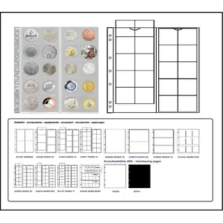 Leuchtturm Numis Münzhüllen 34, 5er -Packung