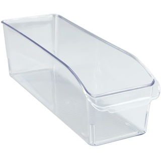 Wenko Kühlschrank-Organizer Aufbewahrungsbox für Kühl- und Vorratsschrank zum Sortieren von Lebensmitteln, lebensmittelecht, transparentes Design, 10 x 9,5 x 31 cm, aus robustem PET