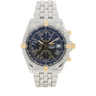 Breitling Herrenarmbanduhr Crosswind Chronograph B 13055 Automatik aus Stahl /