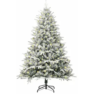 vidaXL Künstlicher vorbeleuchteter Weihnachtsbaum Grün 180 cm