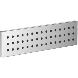 Dornbracht Seitenbrause WaterBar 3651797900 chrom, Abdeckplatte 24 x 6 cm, mit Antikalk System