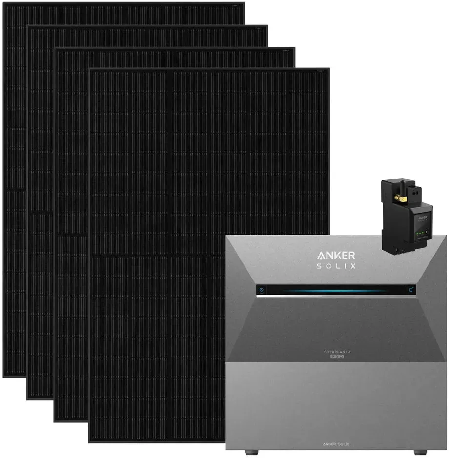Anker SOLIX Solarbank 3 Pro 1.820 W Balkonkraftwerk mit Smart Meter,  IP65mit 1x BP2700