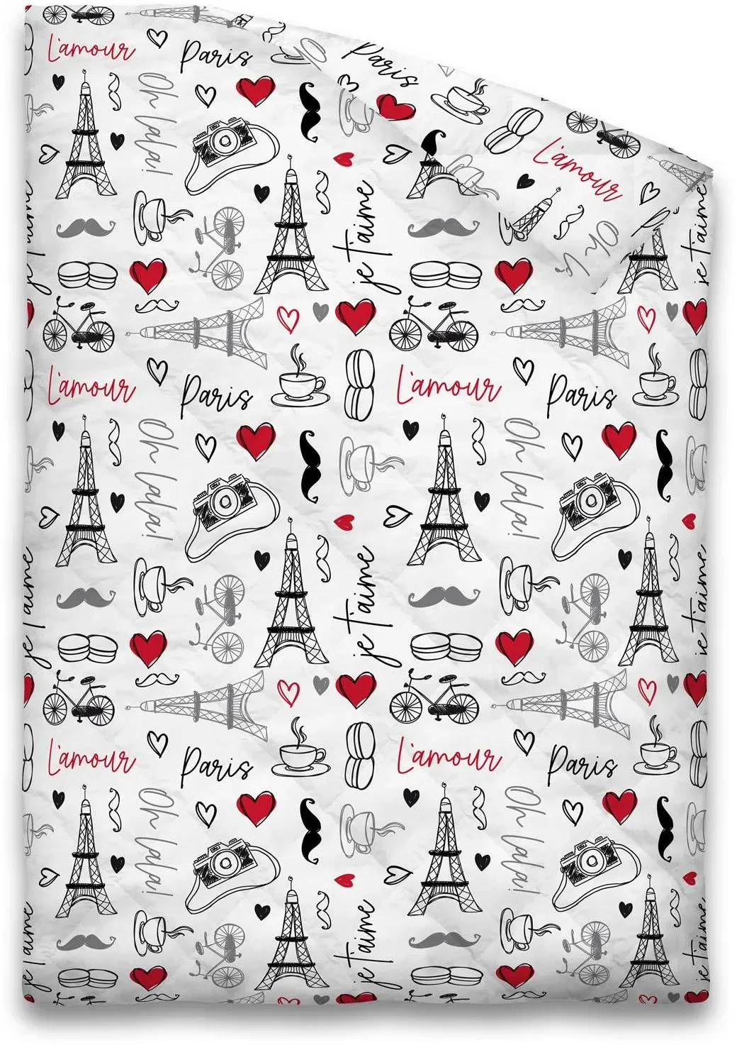 135 x 200 cm Paris Steppbettdecke, Füllgewicht: ca. 280 g, für warme Sommernächte