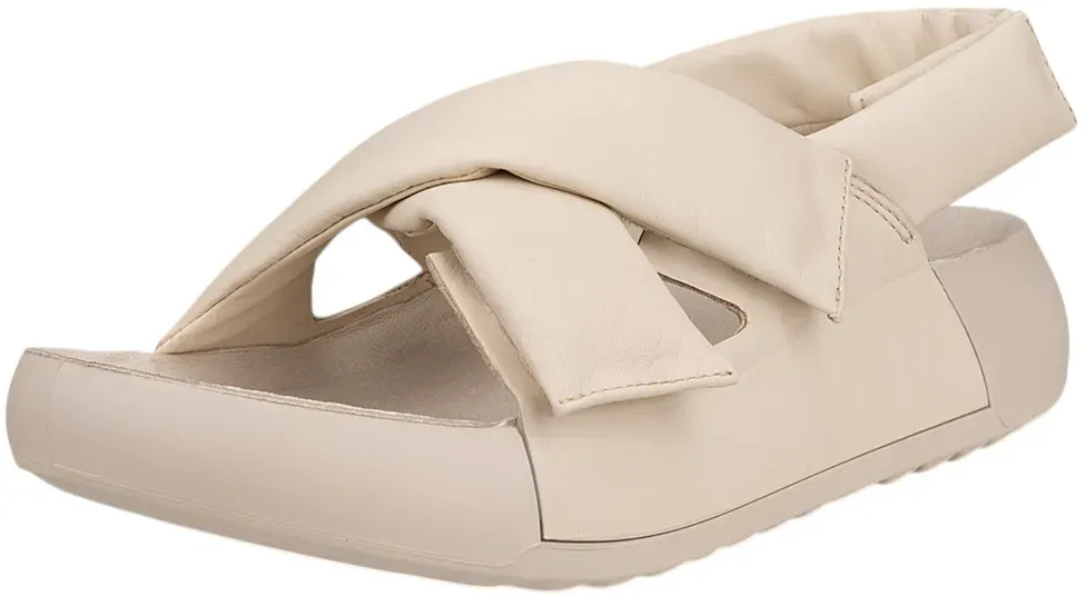 ECCO Sandale Cozmo Croos (Vollnarbenleder) beige Damen
