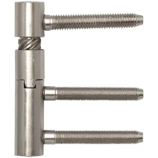 Simonswerk Einbohrband V 5450 Steigung b. 6mm DIN re. Stahl vernickelt f. gefälzte Türen