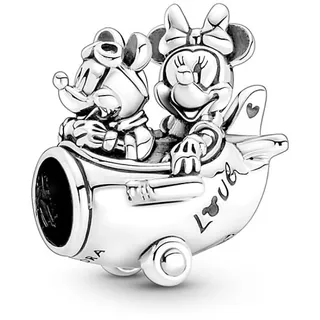 Pandora DISNEY Charm Mickey & Minnie im Flugzeug silber 790108C00