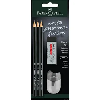 Faber-Castell Bleistift 1111 Exam Set BK 3 St. Schwarz