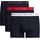 3er-Pack Herren-Boxershorts SIGNATURE CTN ESS Rot/Weiß/Desert XXL