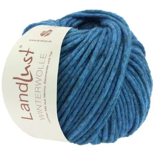 Lana Grossa Landlust Winterwolle | Soffilo mit Yakfasern | Handstrickgarn aus 50% Schurwolle (Merino), 35% Baumwolle & 15% Yak | 50g Wolle zum Stricken & Häkeln | 70m Garn FB15