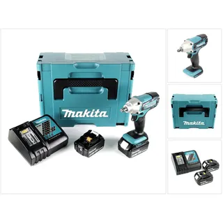 Makita DTW 190 RTJ inkl. 2 x 5,0 Ah + Schnellladegerät im Makpac