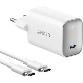 Anker Nano Ladegerät (100W) mit USB-C Kabel Aurora White