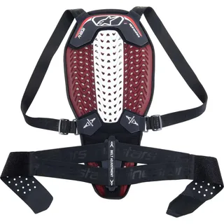 Alpinestars Nucleon Plasma Rückenprotektor - Schwarz/Weiß/Rot / S
