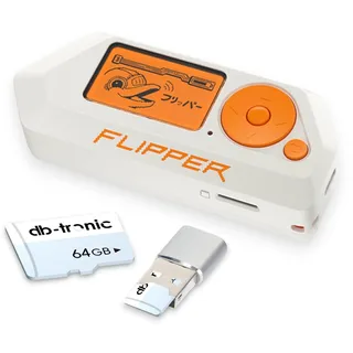 Flipper Zero Set | Flipper Zero | 64GB microSD Karte | SD-Kartenleser Adapter