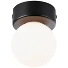 Paulmann 71068 Selection Bathroom Deckenleuchte Gove IP44 G9 230V max. 20W dimmbar Schwarz matt/Satin