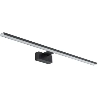 Licht-Erlebnisse Spiegelleuchte TUREK Schwarz Aluminium Kunststoff 1x LED 15 W | LE93462