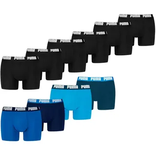 Puma Men Everyday Basic Boxer Boxershorts Herren Unterhose Unterwäsche Pack, Farbe:003 - True Blue, - L