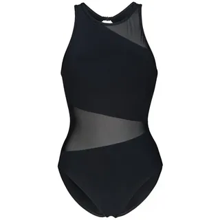 Arena Badeanzug »WOMEN'S ARENA MESH ANGLE SWIMSUIT VENT BACK B«, (1 St.), schwarz