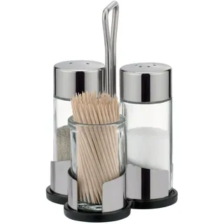 Tescoma Salz-Pfeffer-Zahnstocher Set, Menage Set Profi
