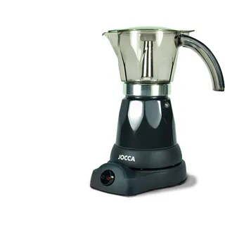 Jocca Elektrische Espressokanne mit 360° Basis, 6 Tassen, Schwarz