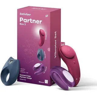 Satisfyer Partner Box 3 | App-gesteuerte Pleasure Box mit Double Joy, Sexy Secret, Royal One | Wiederaufladbar & Wasserdicht (IPX7)