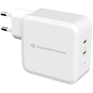 Conceptronic ALTHEA 2-Port 100W GaN USB-C PD-Ladegerät