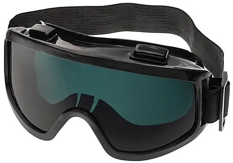 Ski-Brille, schwarz