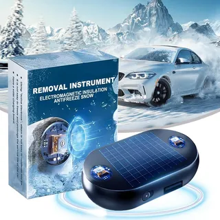 Auto Enteiser, 2025 Neu Elektromagnetische molekulare Interferenz Frostschutzmittel Schneeräumungswerkzeug, Elektromagnetisches Antifrost, Mikrowellen Molekular Enteisung Instrument (1PCS)