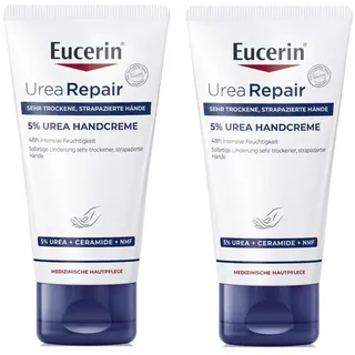 2x Eucerin UreaRepair Plus Handcreme 5% 2x75 ml Creme