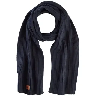 CAMEL ACTIVE Herren Schal aus einem Baumwoll-Kaschmir-Mix Nachtblau, menswear-OS