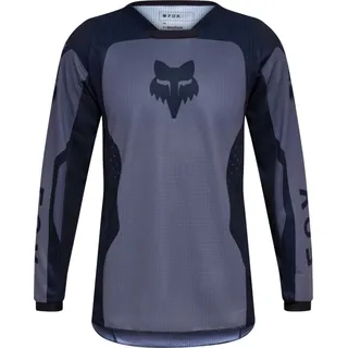 FOX 180 Shield Jugend Motocross Jersey, schwarz-grau, Größe M