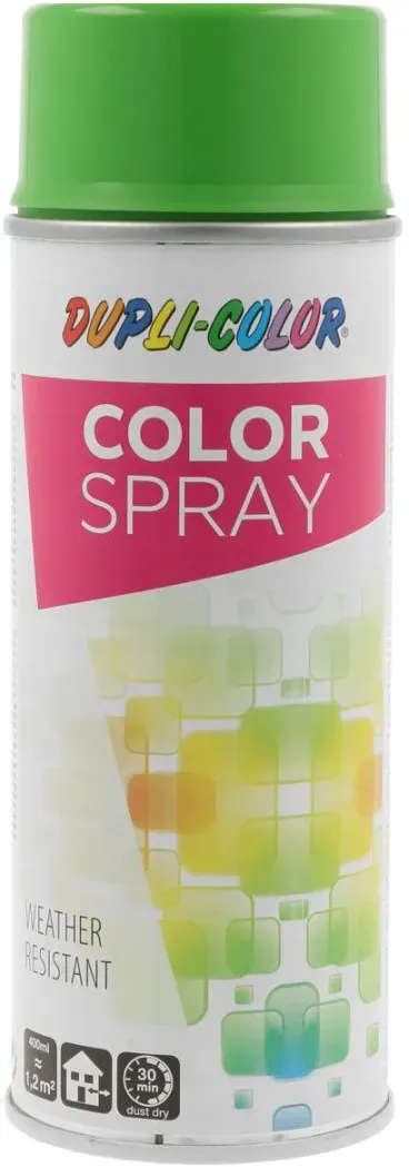 DUPLI-COLOR COLOR SPRAY RAL 6018 gelbgrün glanz, 400 ml