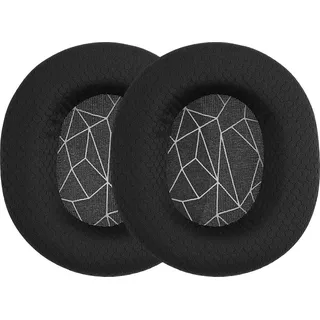kwmobile 2X Ohrpolster kompatibel mit SteelSeries Arctis 3 / Arctis 5 / Arctis 7 / Arctis 9 / Arctis 9X Polster - Kopfhörer Polster aus Kunstleder für Over Ear Headphones