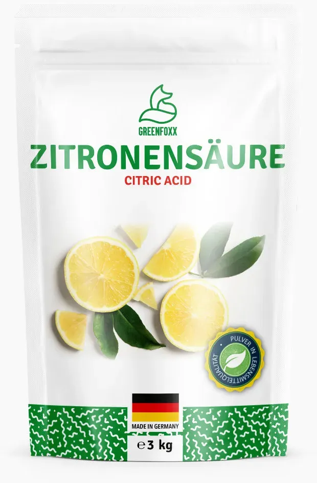 GREENFOXX Zitronensäure (3 kg)