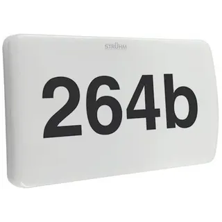 Hermetische LED-Lampe mit beleuchteter Hausnummer Dämmerungssensor 7W MORGAN LED 03921