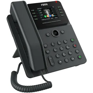 Fanvil V62W, IP-Telefon, Schwarz, Kabelgebundenes Mobilteil, SIP-Info, 12 Zeilen