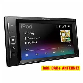 PIONEER 2-DIN DMH-A240DAB Auto Radioset für VW Caddy (2K) 2003-2015