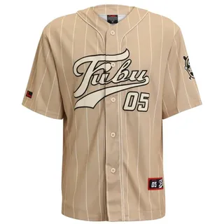 Fubu Langarmhemd Fubu Herren FM232-003-2 FUBU Varsity Pinstripe Baseball Jersey (1-tlg) S