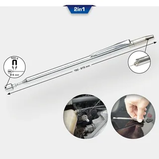BRILLIANT TOOLS Teleskop-Magnetheber 2in1 (BT115903)