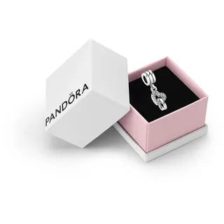 Pandora Moments Verschlungene Herzen Charm-Anhänger Sterling Silber 791242CZ