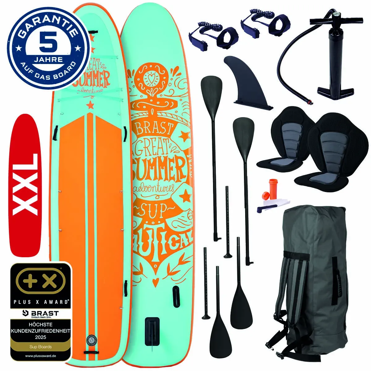 XXL SUP Board aufblasbar FAMILY SUMMER 370