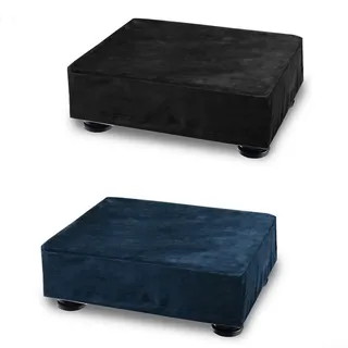 AT-LP120XUS Staubschutz für Plattenspieler, wasserdichtes Spandex-Gewebe, 43 x 33 x 13 cm, passgenau für Plattenspieler-Schutz vor Staub/Kratzern, leicht zu reinigendes Design (schwarz)