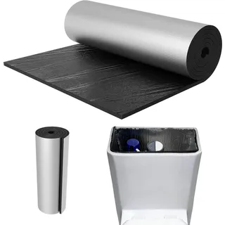 TAITONGGO WC-Spülkasten-Isolierauskleidung, 101,6 x 40,6 cm, WC-Tank-Isolier-Set mit Aluminiumfolie, selbstklebend, verhindert die Bildung von Kondenswasser