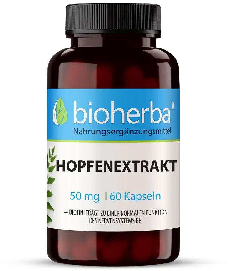 Hopfenextrakt 50 mg 100 Kapseln