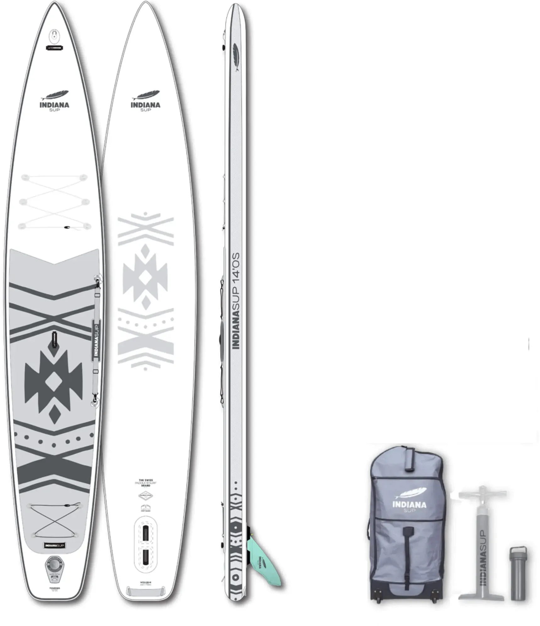 Indiana 14'0" x 28" S Touring Inflatable SUP Board 2026