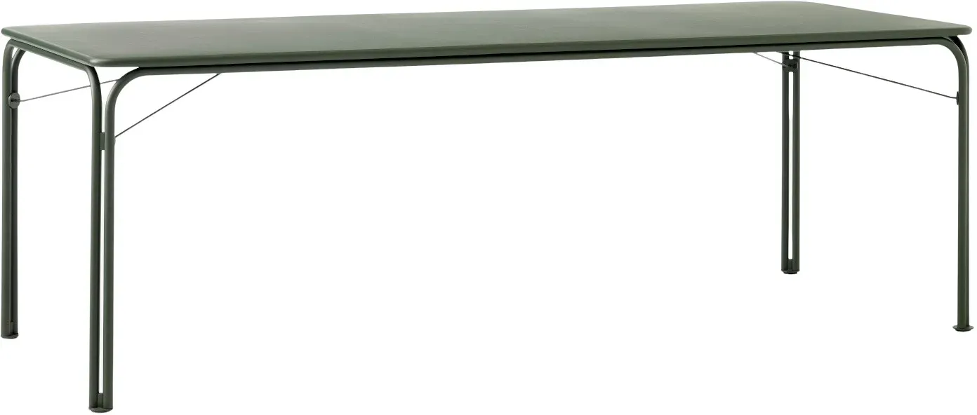 &Tradition Thorvald SC99 Gartentisch, 220 x 90 cm, bronze green