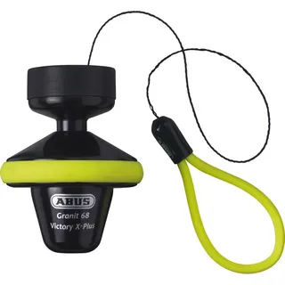 ABUS Motorrad Granit Victory XPLUS 68 III Schwarz / Gelb SRA genehmigt