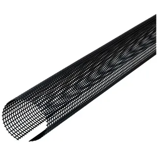 Inefa Laubschutzgitter Dachrinnen Laubschutz, Schwarz Laubfang Dachrinnenabdeckung Dachrinnenzubehör Made in Germany