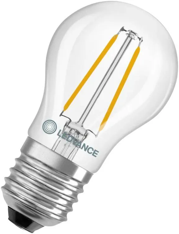 Ledvance E27 CLASSIC Filament LED Tropfen Lampe klar 1,8W wie 25W 2700K warmweiß