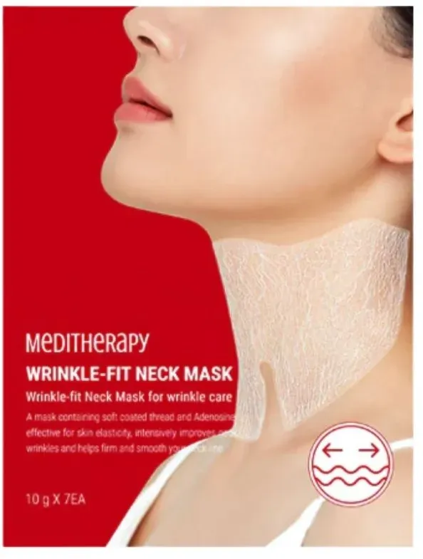 Meditherapy Collagen Wrinkle-Fit Neck Mask Set (7 Masken) (1 Set)