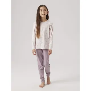 NAME IT Nachtwäsche-Set in Barely Pink BOW Noos | 122/128